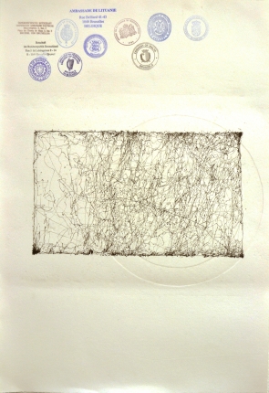 4e dessin de "Borderknots, Ambassades / Bruxelles" (titre provisoire), avec les sceaux de sceaux des ambassades : Autriche, Danemark, Allemagne, Irlande, Lituanie, Malta, Hollande, Finlande, Luxembourg, Estonie. f_53bbb1e33bf60.jpg